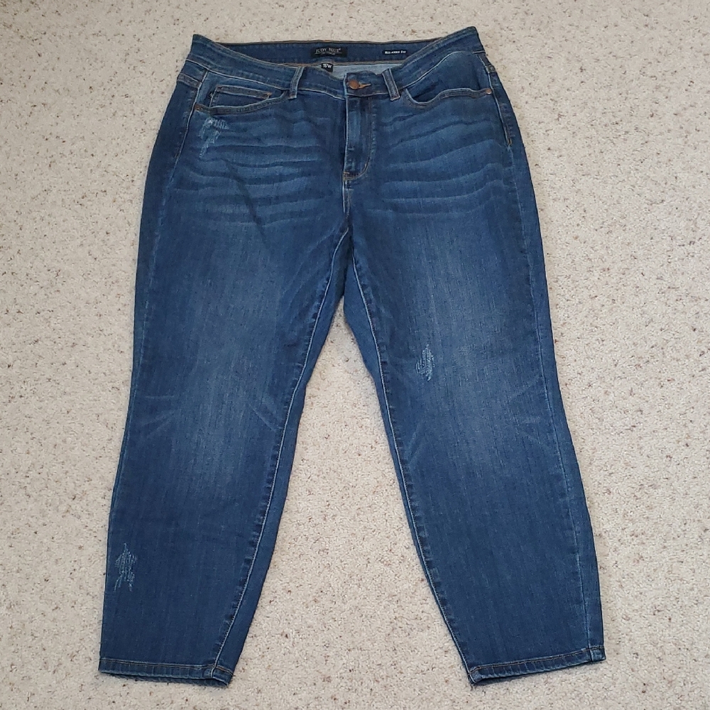 Judy Blue Dark Wash Ankle Jeans